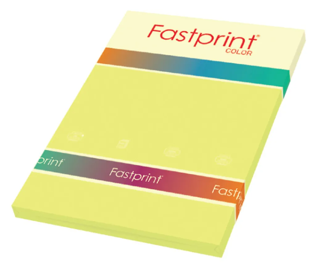 Kopieren Sie Papier Fastabdruck A4 80GR Yellow 100 Haut